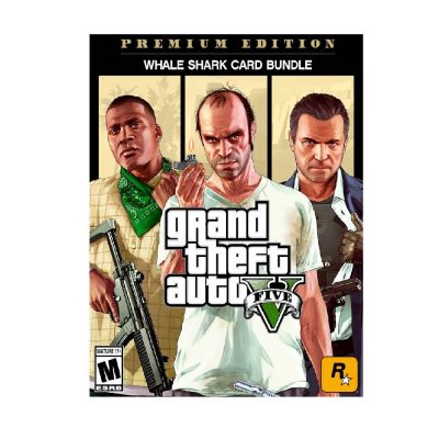 Grand Theft Auto V: & Whale Shark Card Bundle Premium Edition – Windows [Digital]